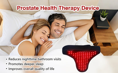 Wireless LED Red Light Thermal Pad Therapy Massage Belt 660&850 nm Infrared Therapy Neck and Shoulder&Prostate Therapy Device