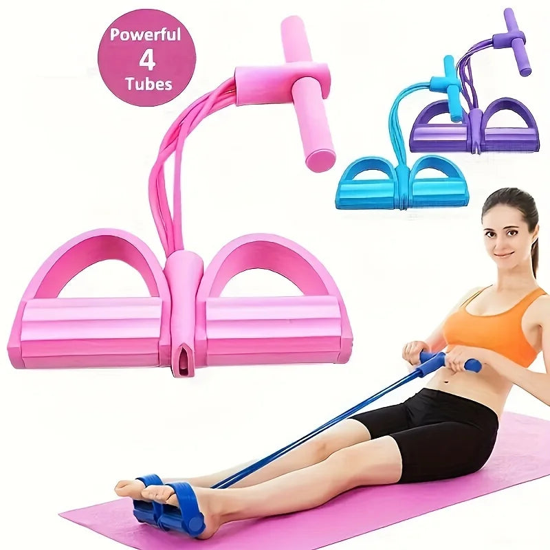 Home Gym Resistance Band Set, Abdominal Exercise Equipment, Rowing Machine Accessories, Enhance Strength and Flexibility!