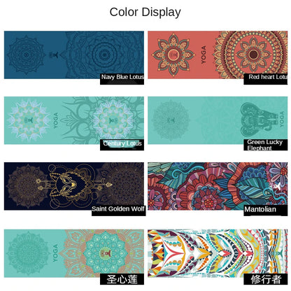 Yoga Studio Portable Printed Yoga Towel Custom Non-slip Environmental Protection Digital Printed Yoga Towel Yoga mat Towel