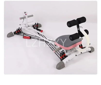 Multi-functional rowing machine sit-up abdominal wheel full-body weight loss and fitness equipment rowing fitness equipment