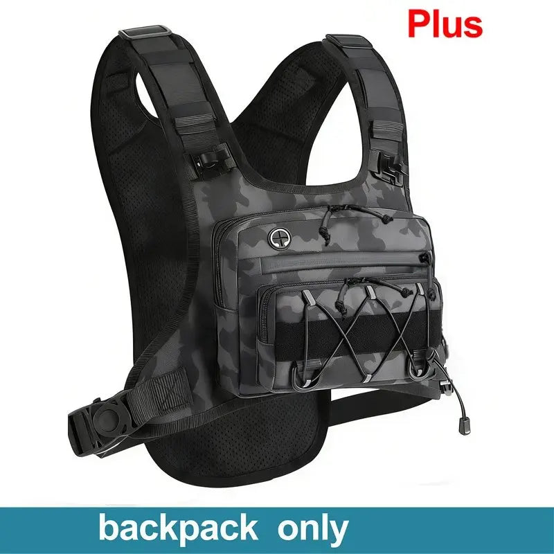 Running Chest Pack Hydration Vest For Cycling Hiking Bicycle Race Marathon Bag Men Women Sports Tactical Pouch Camping Backpack