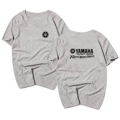 Yamaha Motorcycle Riding Clothing for Men and Women, Half-sleeved and Short-sleeved Summer T-shirts