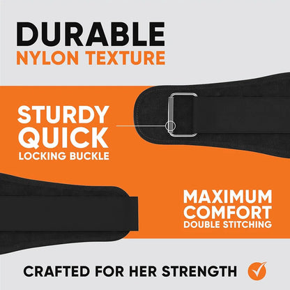 Weightlifting Belt for Men and Women Waist Support for Heavy Lifting, Squats, Deadlifts Training and Bodybuilding Workout