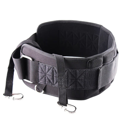 Fitness Adjustable EVA Pull-Up Dip Belt Barbell Dumbbell Weighlifting Belts Gym Squat Powerlifting Belt Back Brace