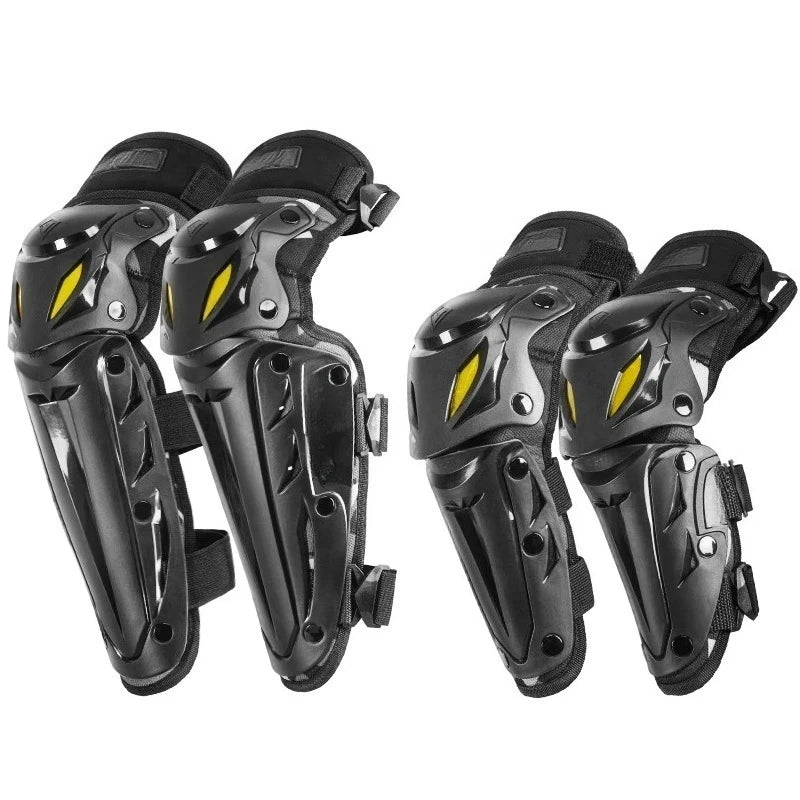 Knee Elbow Pads Windproof Crashproof All Season Protective Gear for Off-Road Racing MTB Motorcycle Electric Bike Rider Equipment