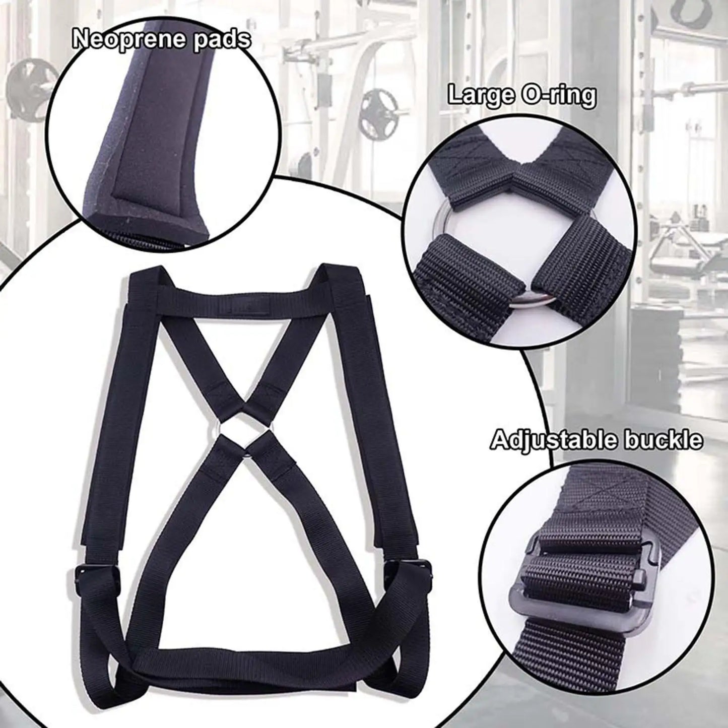 Body Weight Vest Muscle Weightlifting Body Building Fitness Equipment Weight Barbell Weighting Vest Strap for Pull Ups