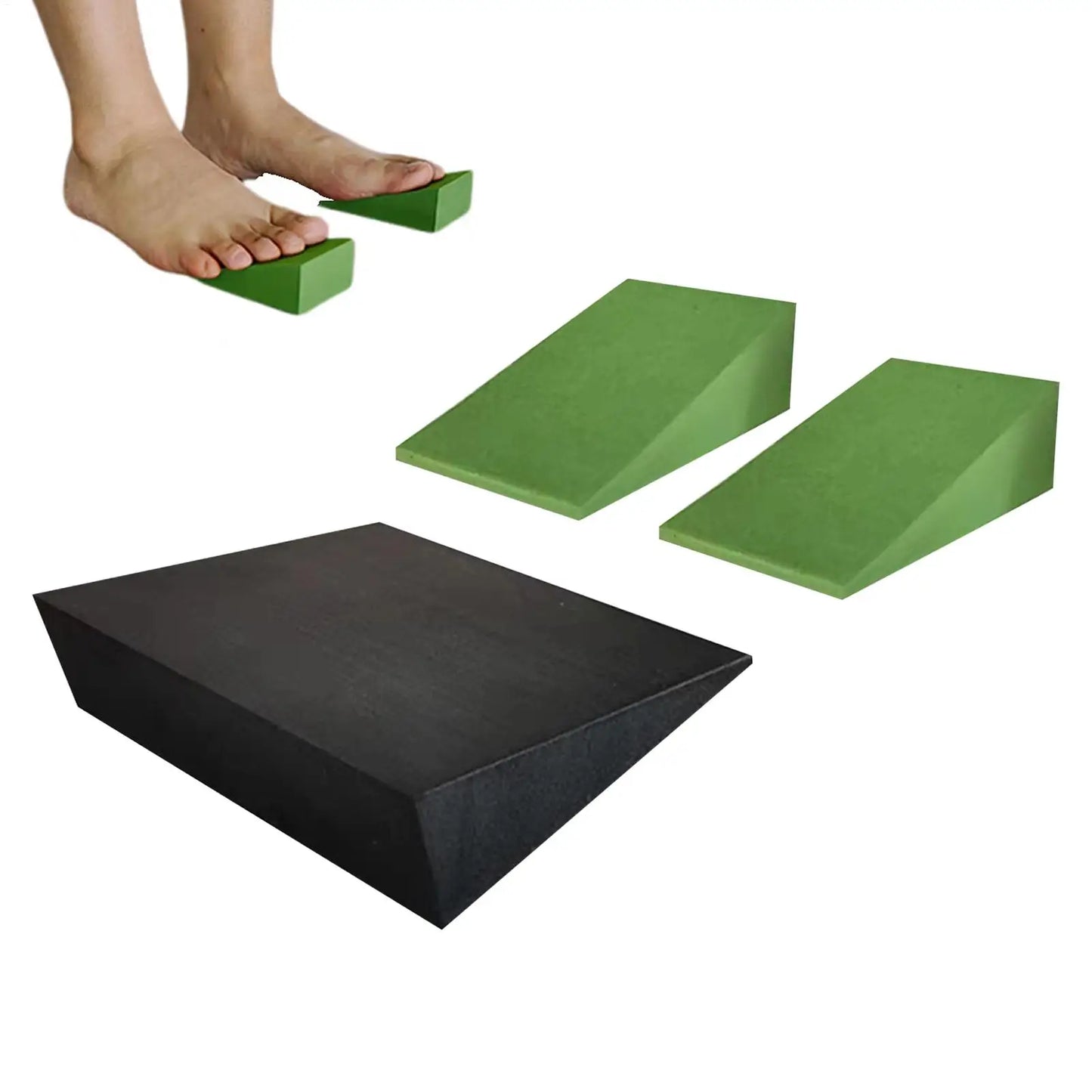 EVA Yoga Incline Board Yoga Foam Wedge Mat Home Foam Wedge Fitness Block for Runners Seniors Beginners Enthusiasts