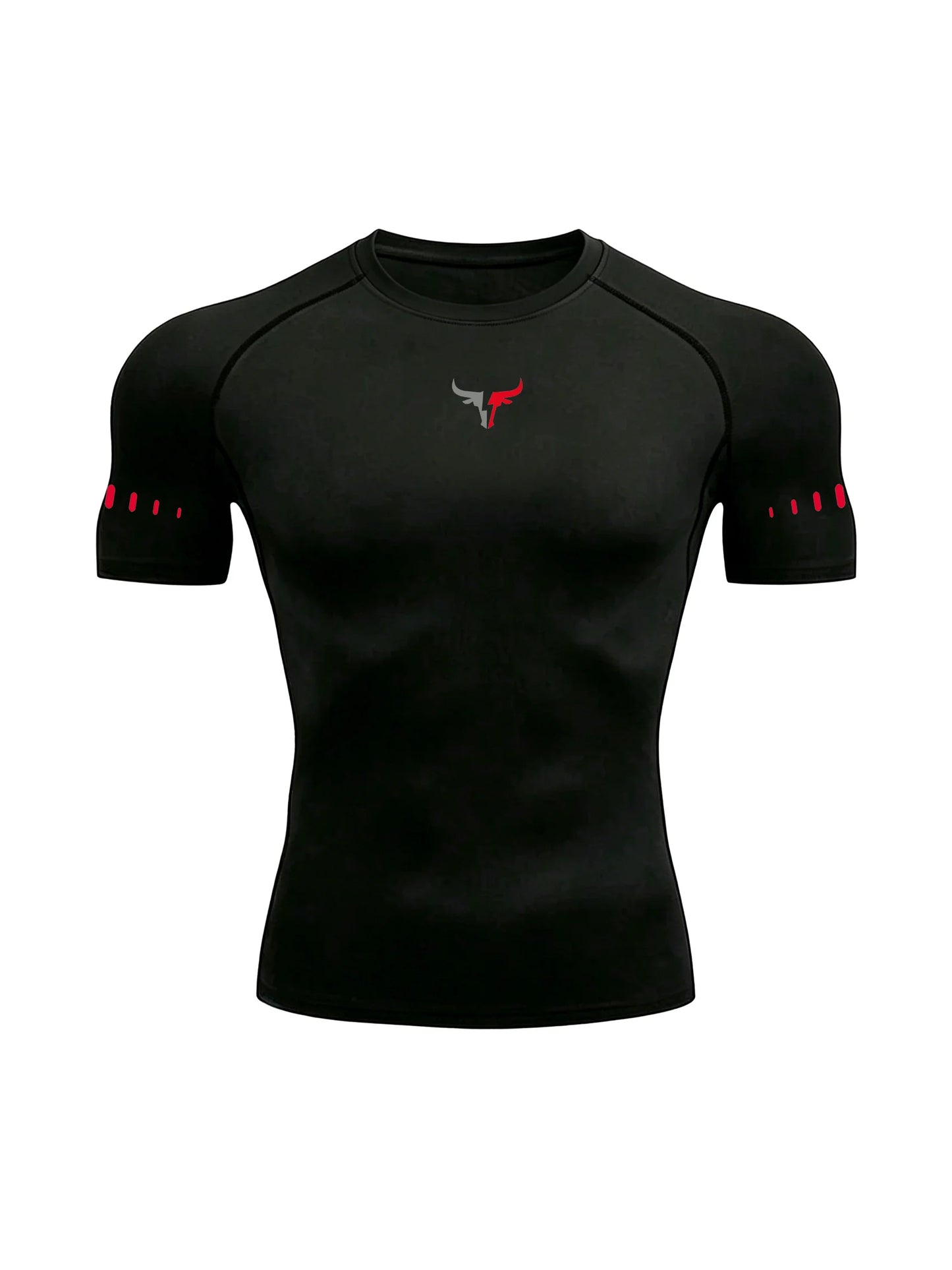 Men's Compression T-Shirt Quick Dry Breathable Elastic Gym Tee Multi Colors Available for All Seasons Running Fit Single Piece