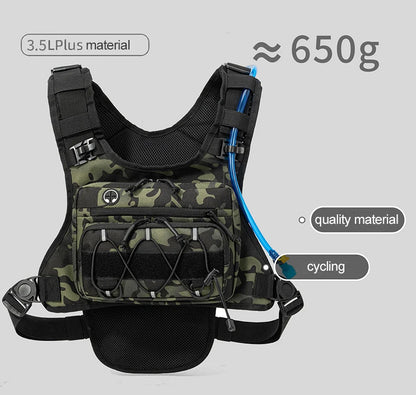 Running Chest Pack Hydration Vest For Cycling Hiking Bicycle Race Marathon Bag Men Women Sports Tactical Pouch Camping Backpack