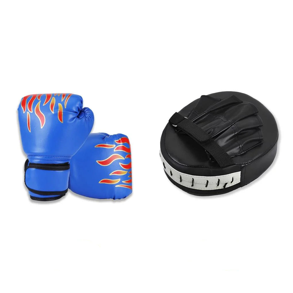 5-12 Years Kids Boxing Gloves for Boys and Girls Boxing Hand Kicking Pads Boxing Training Gloves Kids Sparring Punching Gloves