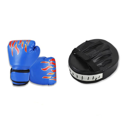 5-12 Years Kids Boxing Gloves for Boys and Girls Boxing Hand Kicking Pads Boxing Training Gloves Kids Sparring Punching Gloves