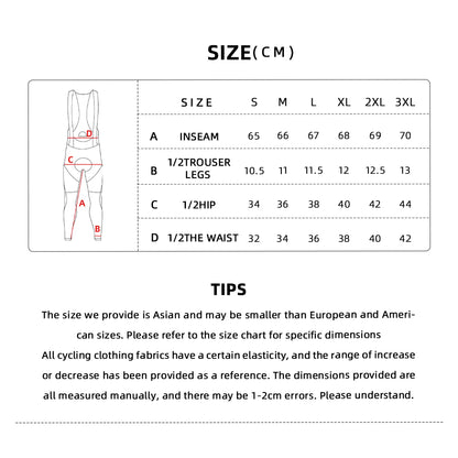 YKYWBIKE Men's Cycling Bib Long Pants Spring Autumn Long Cycling Pants Bib Road Bike Pants Bib Tights Cycling Bib Pants
