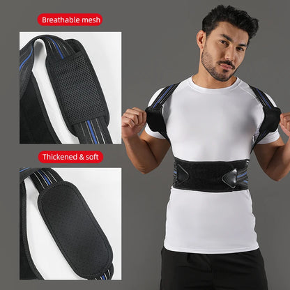 VBOSi Adjustable Back Support Posture Corrector for Men And Women