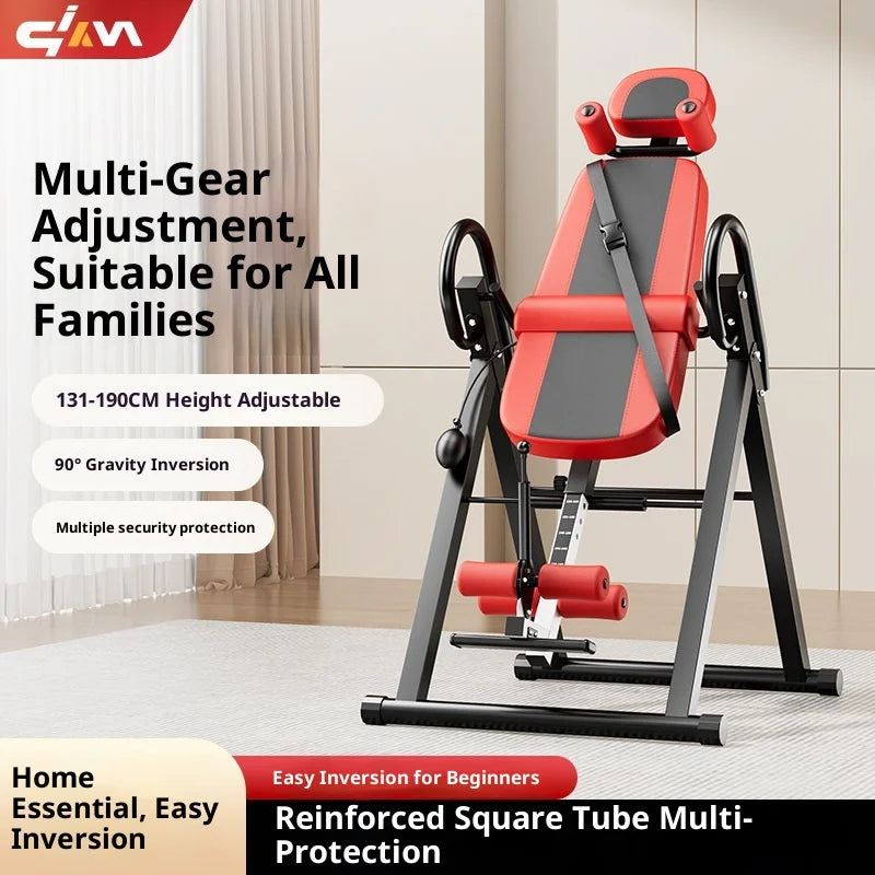 Home Inversion Table: Safe Stretching & Inversion, Body Hanging Device, Indoor Fitness Stretcher & Exerciser