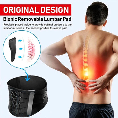 RGGMQQ Back Brace for Lower Back Pain,Ergonomic Support Brace with Comfortable 3D Pad,Lumbar Support Belt for Women Men Sciatica