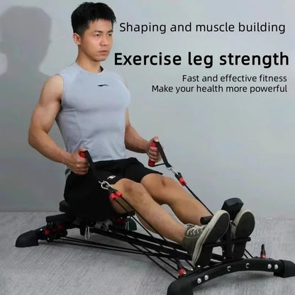 Multi-functional rowing machine sit-up abdominal wheel full-body weight loss and fitness equipment rowing fitness equipment