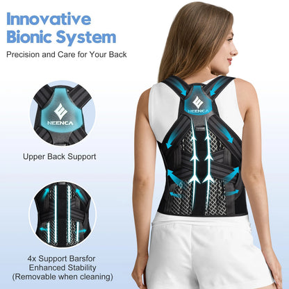 Posture Corrector Back Brace Adjustable Back Support for Women and Men Shoulder Straightener Neck Upper Lower Back Pain Relief