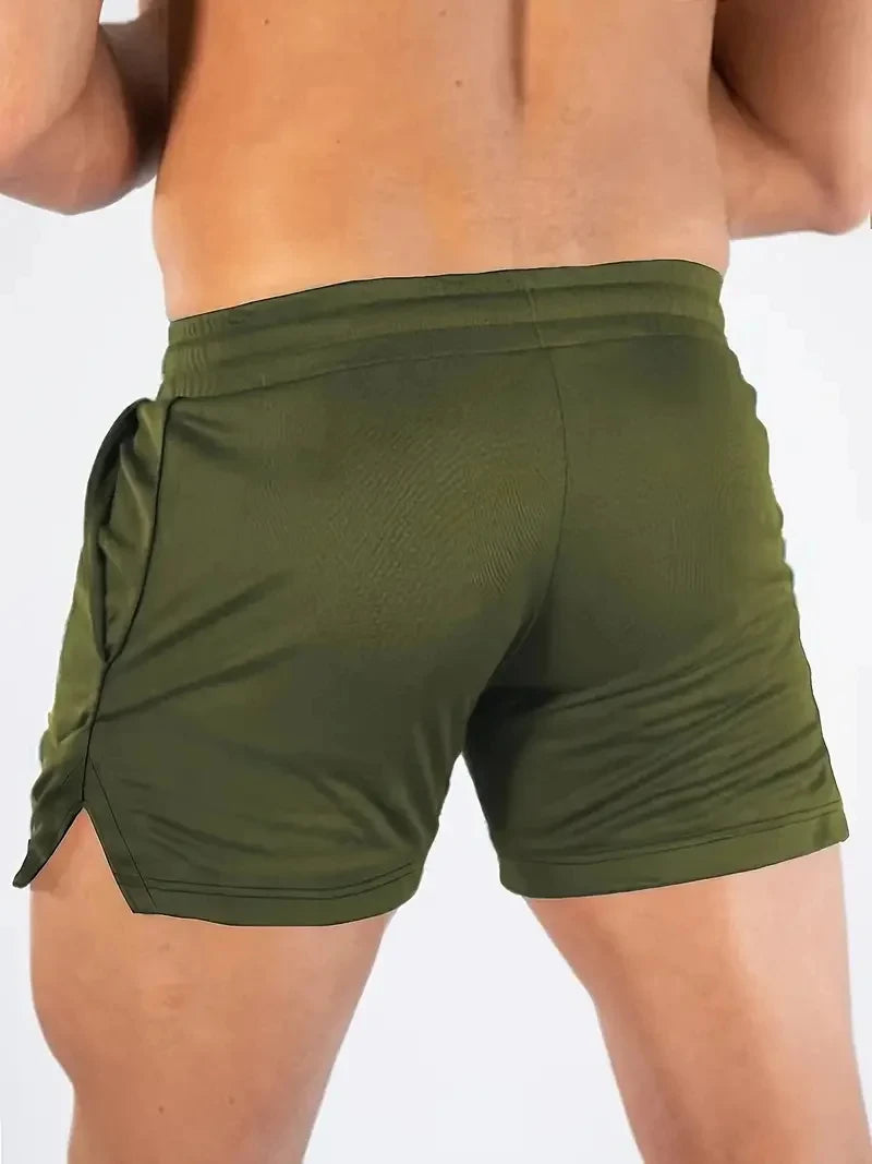 2025 Fitness Shorts Men's Running Fitness Training Quick drying Swimming Pants Beach Pants