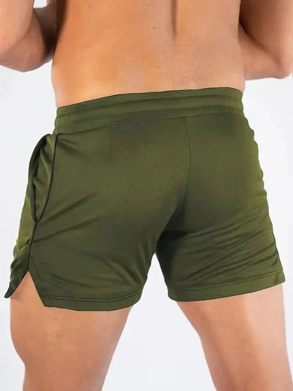 2025 Fitness Shorts Men's Running Fitness Training Quick drying Swimming Pants Beach Pants