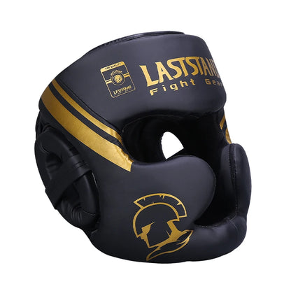 Boxing Headgear for Men Women Muay Thai MMA Kickboxing Safety Head Guard Sparring Closed Type Head Gear with Full Face Coverage