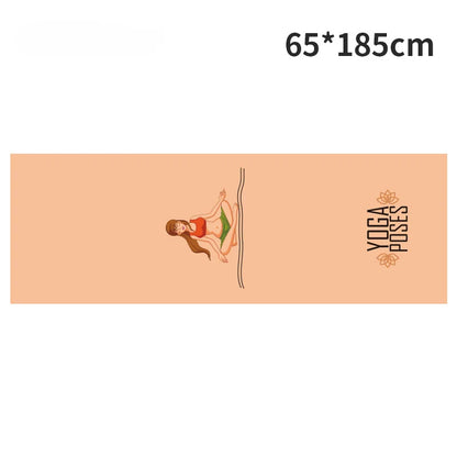Yoga Studio Portable Printed Yoga Towel Custom Non-slip Environmental Protection Digital Printed Yoga Towel Yoga mat Towel
