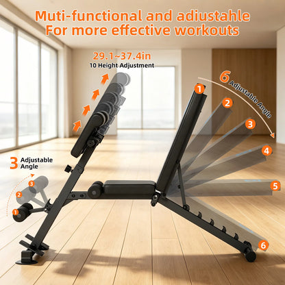 Adjustable Roman Chair Hyperextension Bench, 5mm Thick Steel Frame 660LBS Static Load 330LBS User Weight Capacity with 2 Resistance Bands Multi-Position Adjustment Suction Cup Anti-Slip Base for Home Gym Full Body Strength Tr