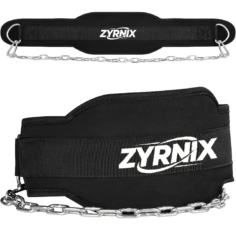 Weight-Bearing Pull-Up Belt, Weight-Bearing Waist Belt with Chain, Weightlifting Belt, 1 Weight-Bearing Belt + 1 Iron Chain/81Cm + 2 Carabiners, Weightlifting Chain Belt, Suitable for Pull-Ups on Parallel Bars and Pull-Ups, S