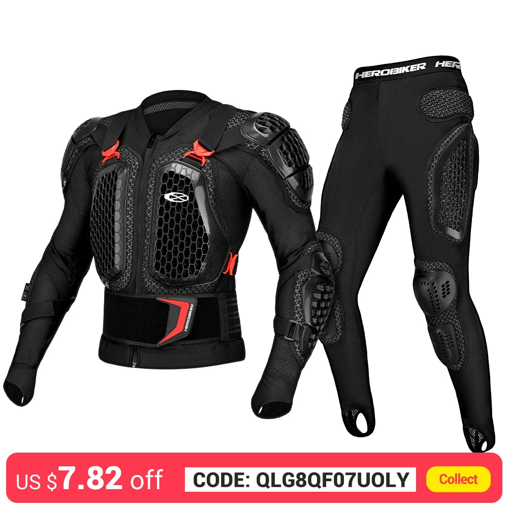 Motocross Armor Wear-Resistant Motorcycle Protector Anti-drop Motocross Enduro Riding Protective Motorcycle Equipment Full Body