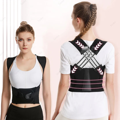 New Adult Posture Corrector Belt Breathable Back Correction Strap Women Men Back Support Sitting Position Correction Tool