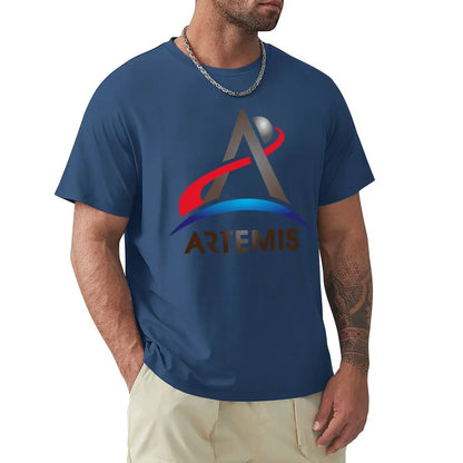 Artemis program T-Shirt anime korean fashion sublime clothing for men