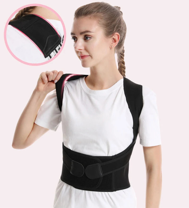 New Adult Posture Corrector Belt Breathable Back Correction Strap Women Men Back Support Sitting Position Correction Tool