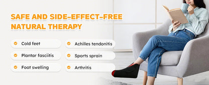 Red Light Therapy for Feet,Infrared Light Therapy Shoes Wraps Toes & Ankle,Led Near Infrared Light Boots,Adjustable Power & Time