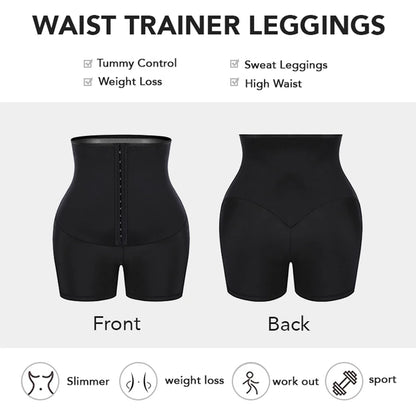 Sauna Sweat Short Pants Suits for Women High Waist Slimming Shorts Compression Thermo Workout Body Shaper Thighs