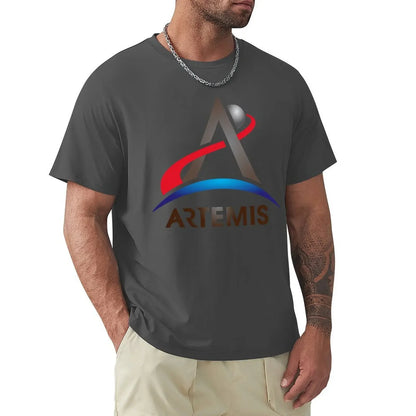 Artemis program T-Shirt anime korean fashion sublime clothing for men