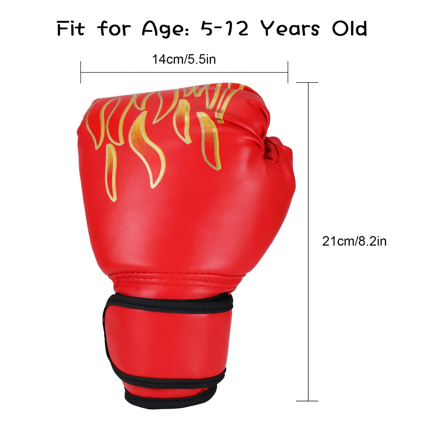 5-12 Years Kids Boxing Gloves for Boys and Girls Boxing Hand Kicking Pads Boxing Training Gloves Kids Sparring Punching Gloves