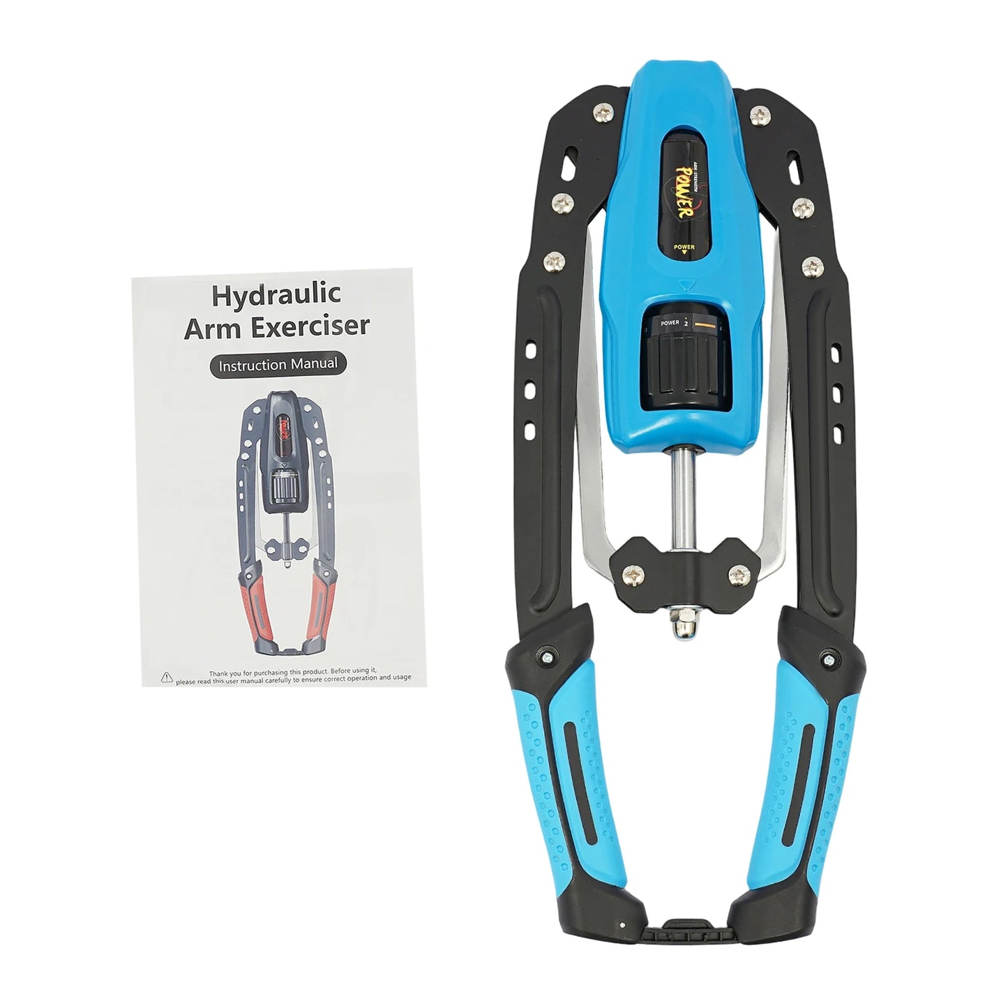 Adjustable Hydraulic Arm Trainer 22-440lbs, Smooth Resistance Arm Exerciser, Joint Protection for Rehab Fitness