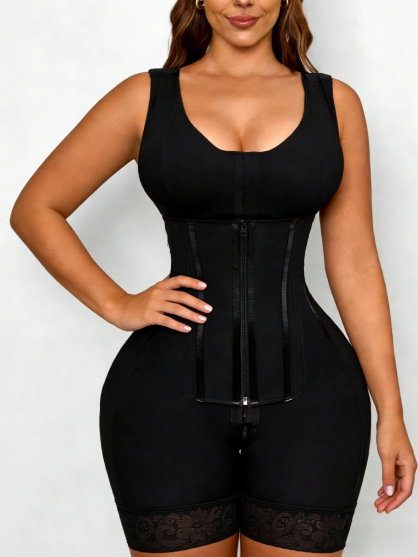 1Pc Women Colombian Shapewear,Faja Body Shaping ,  Tummy Control Body Shaperwear, Buttock Lifting,Thigh Slimming Bodysuit