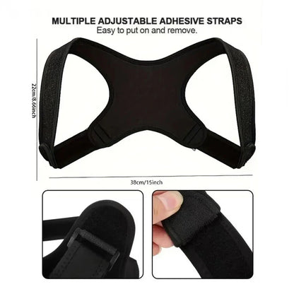 Lightweight Posture Corrector Back Support Belt for Improving Sitting Posture - Adjustable for Correcting Sitting Posture
