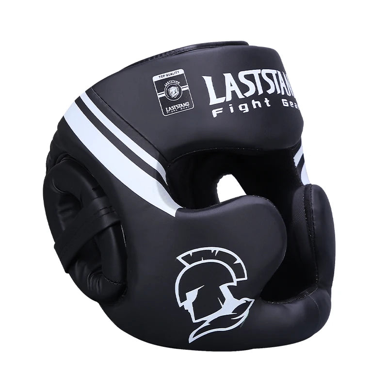 Boxing Headgear for Men Women Muay Thai MMA Kickboxing Safety Head Guard Sparring Closed Type Head Gear with Full Face Coverage