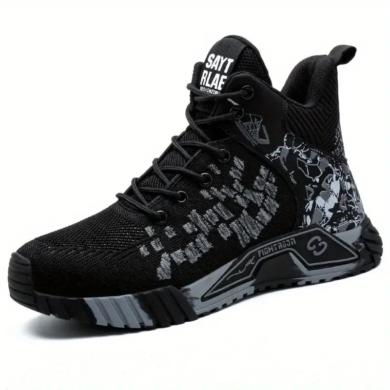 High Top Safety Shoes Men Work Shoes Men Women Work Safety Boots Men's Work Shoes Fashion Security Protective Boots