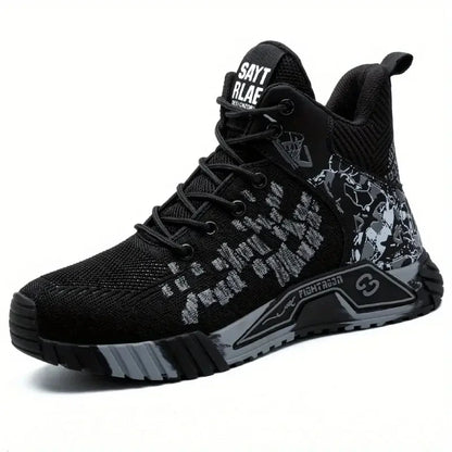 High Top Safety Shoes Men Work Shoes Men Women Work Safety Boots Men's Work Shoes Fashion Security Protective Boots