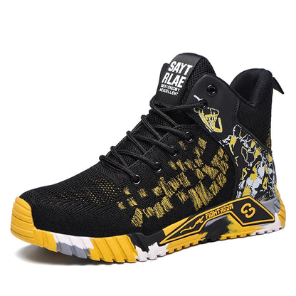 High Top Safety Shoes Men Work Shoes Men Women Work Safety Boots Men's Work Shoes Fashion Security Protective Boots