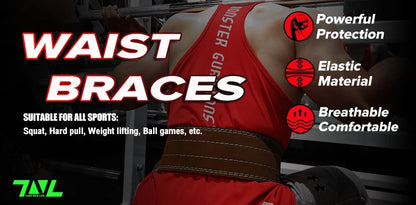 1PC Widened Waist Belt Barbell Protector Powerlifting Strength Training Gym Fitness Weightlifting Lightweight EVA Belts for Back