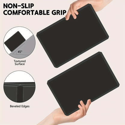 Yoga Blocks - Made from High-Density Foam, Lightweight, Supportive, And Odor-Free - Essential Yoga Gear for Women, Gym