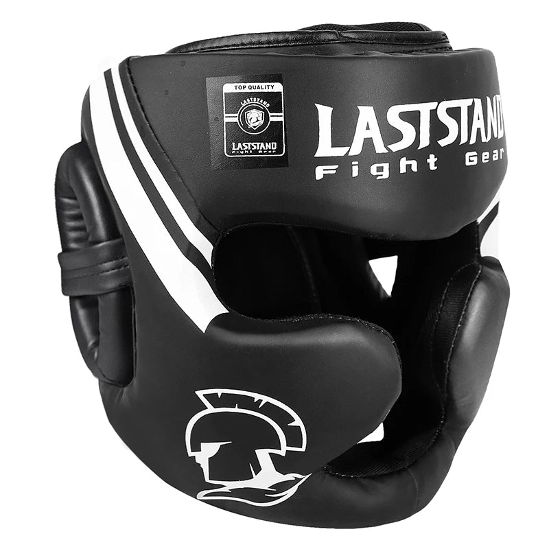 Boxing Headgear for Men Women Muay Thai MMA Kickboxing Safety Head Guard Sparring Closed Type Head Gear with Full Face Coverage