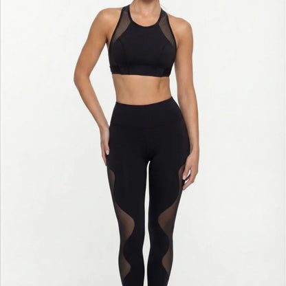 Sports Vest Slim Fit Women's Gym Kit Vacation Sexy Outfits Workout Top Pilates Training Yoga Set Fitness Jogging Two-piece Sets