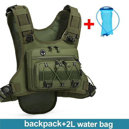 Running Chest Pack Hydration Vest For Cycling Hiking Bicycle Race Marathon Bag Men Women Sports Tactical Pouch Camping Backpack