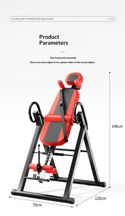 Home Inversion Table: Safe Stretching & Inversion, Body Hanging Device, Indoor Fitness Stretcher & Exerciser