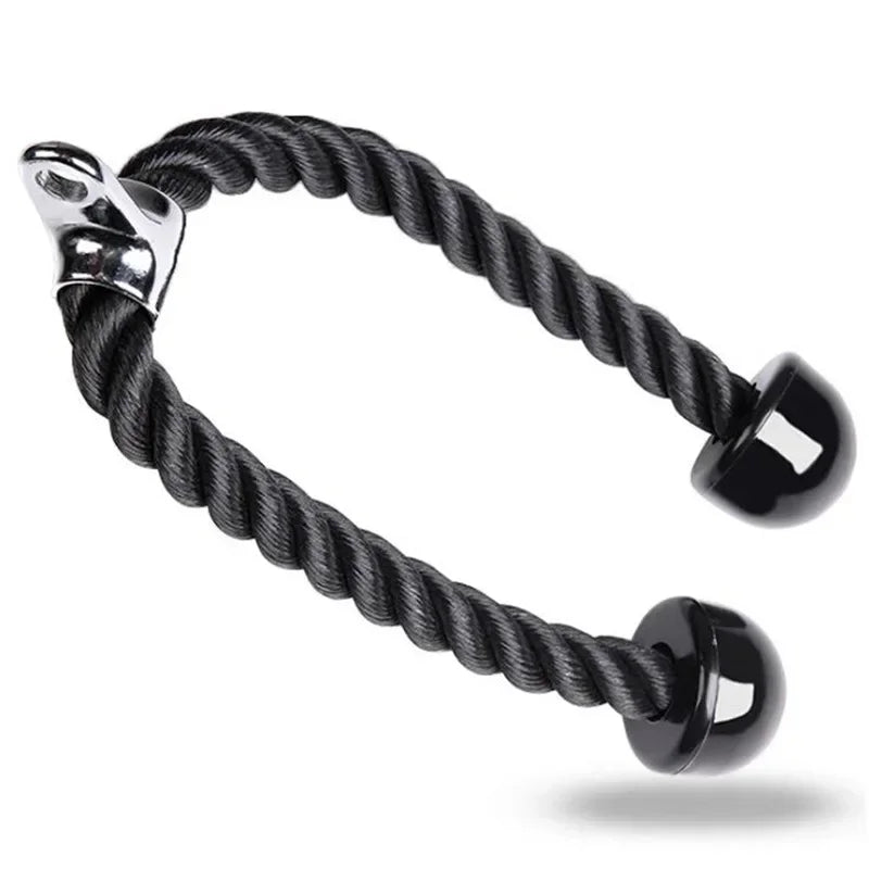 Gym Accessories Fitness Tricep Rope Cable Pull Down Rope Weights Handles For Workout Muscle Training Exercise