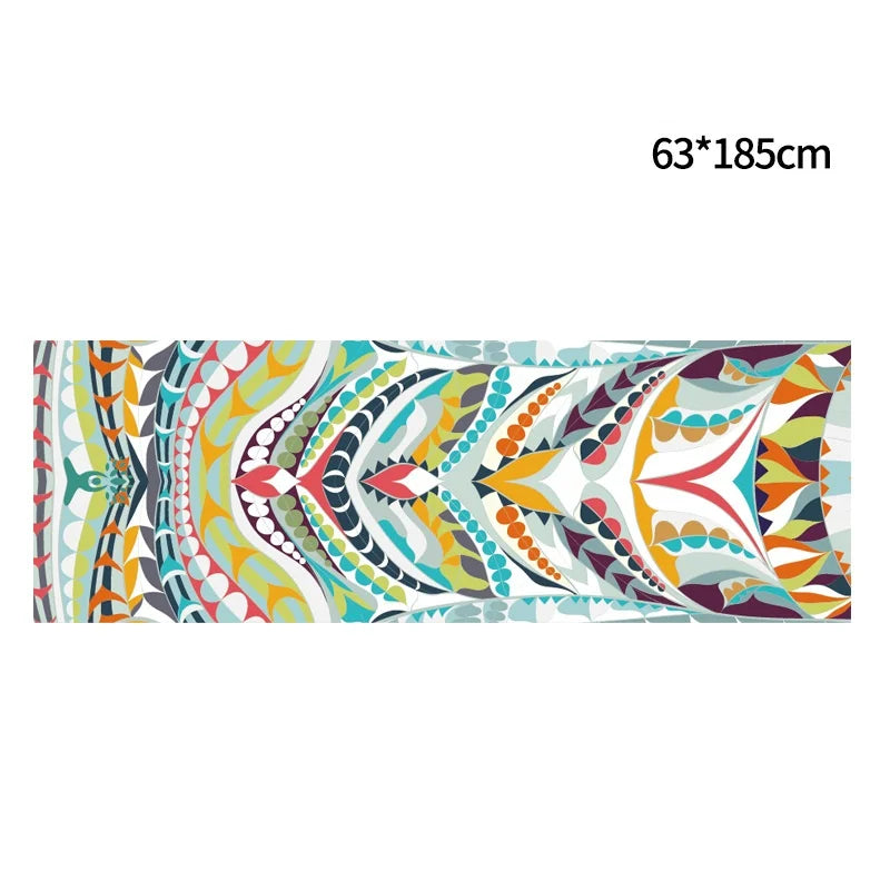 Yoga Studio Portable Printed Yoga Towel Custom Non-slip Environmental Protection Digital Printed Yoga Towel Yoga mat Towel